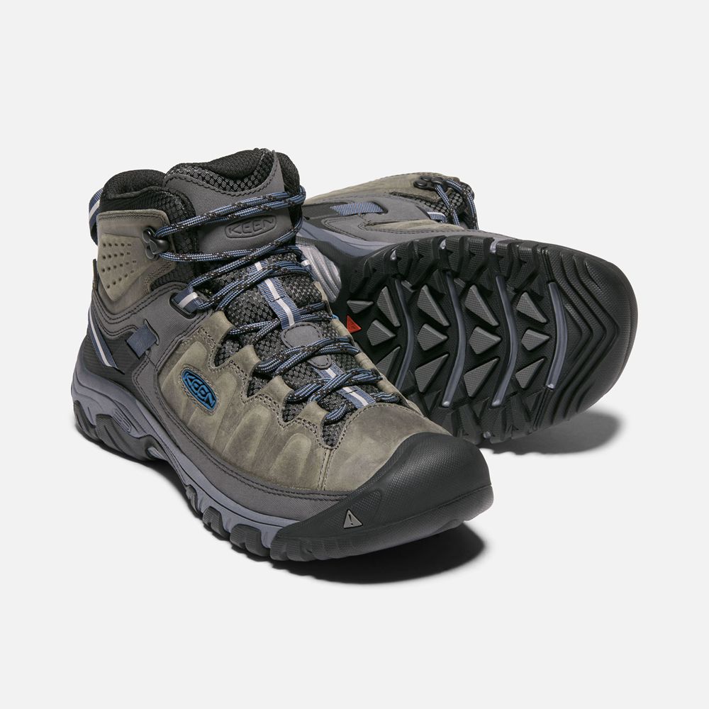 Keen Laarzen Heren Zwart Bruin - Targhee Iii Waterproof Mid - 17260-CGKS